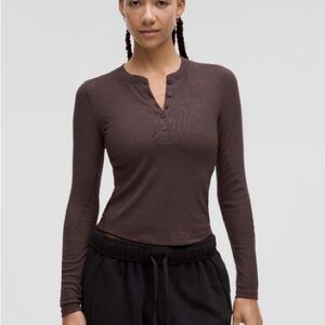 lululemon Hold Tight Henley Long Sleeve